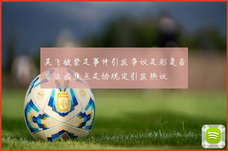吴飞被禁足事件引发争议足彩是否合法成焦点足协规定引发热议